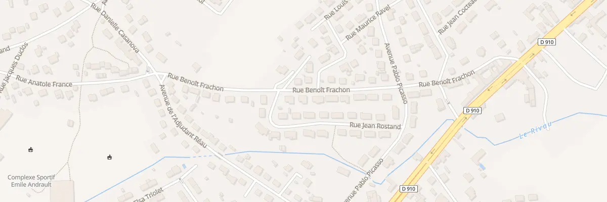 Plan du 18 Rue Benoît Frachon à Naintré