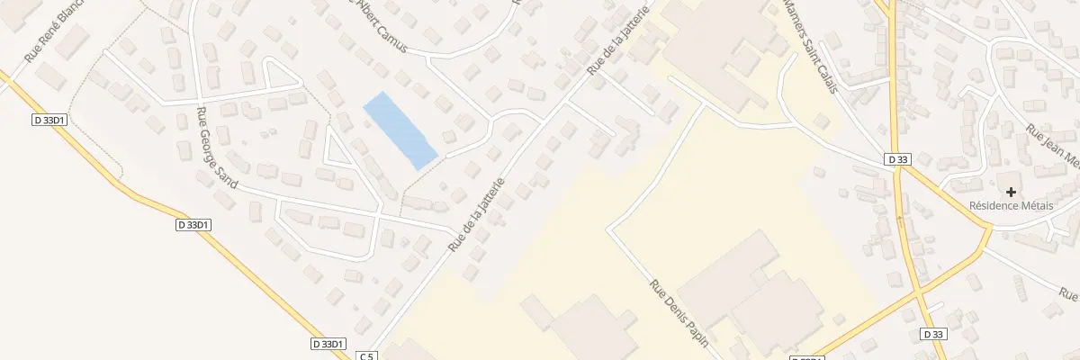 Plan du 39 Rue de la Jatterie à Connerré