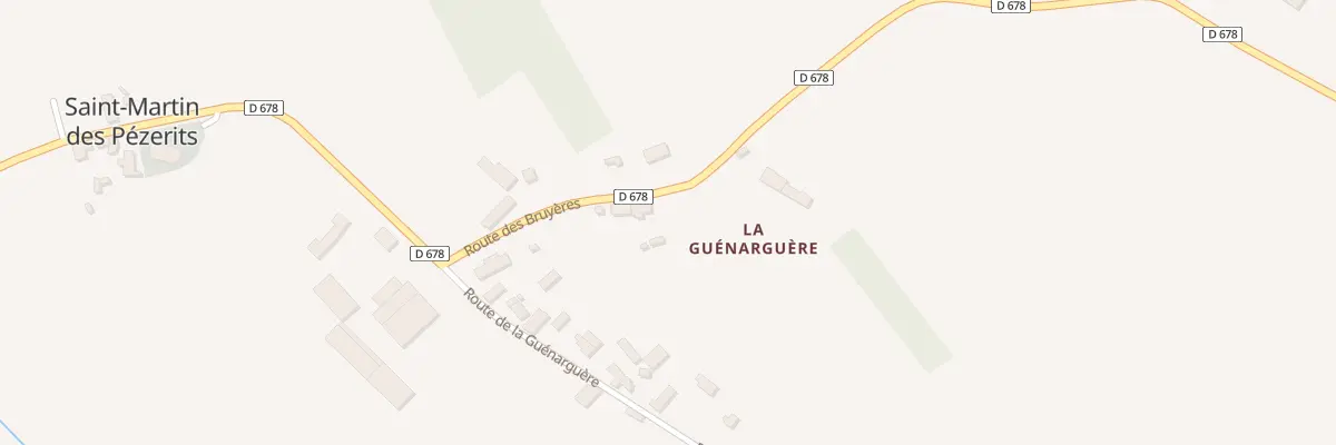 Plan du 6 Rte des Bruyères à Saint-Martin-des-Pézerits