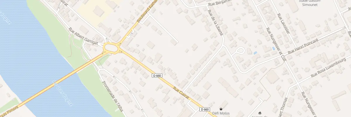 Plan du 88 Rue Clairat à Bergerac