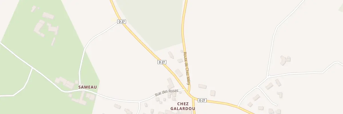 Plan du 1 Rte de Chez Mery à Vitrac-Saint-Vincent