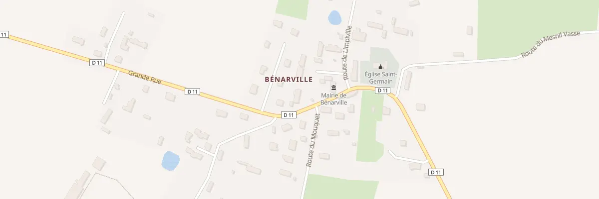 Plan du 334 Rue Grande Rue à Bénarville