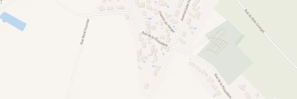 Plan du 55 Rue de la Piraudière à Naintré