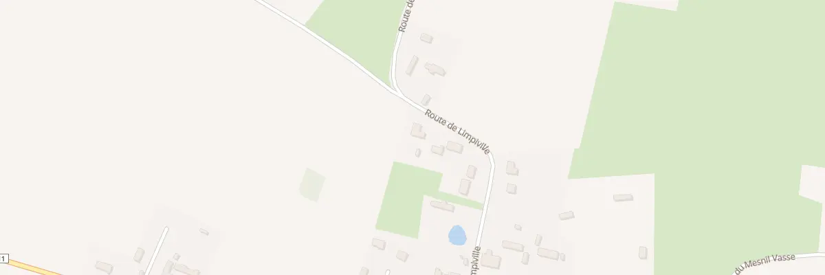 Plan du 233 Rte de Limpiville à Bénarville