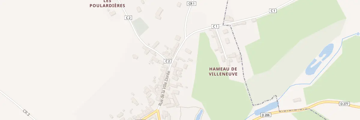 Plan du 20 Rue de la Ville Dorée à Saint-Cosme-en-Vairais