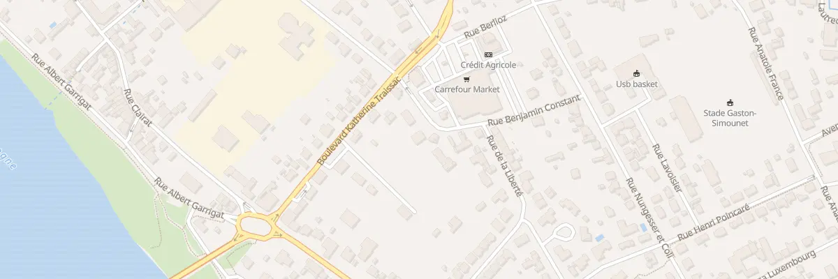 Plan du 38 Rue de la Liberté à Bergerac