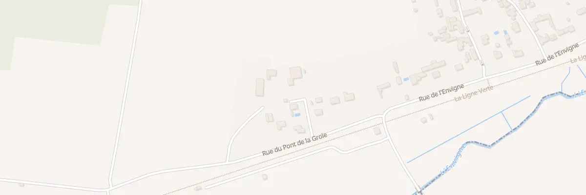Plan du 14 Rue du Pont de la Groie à Thuré