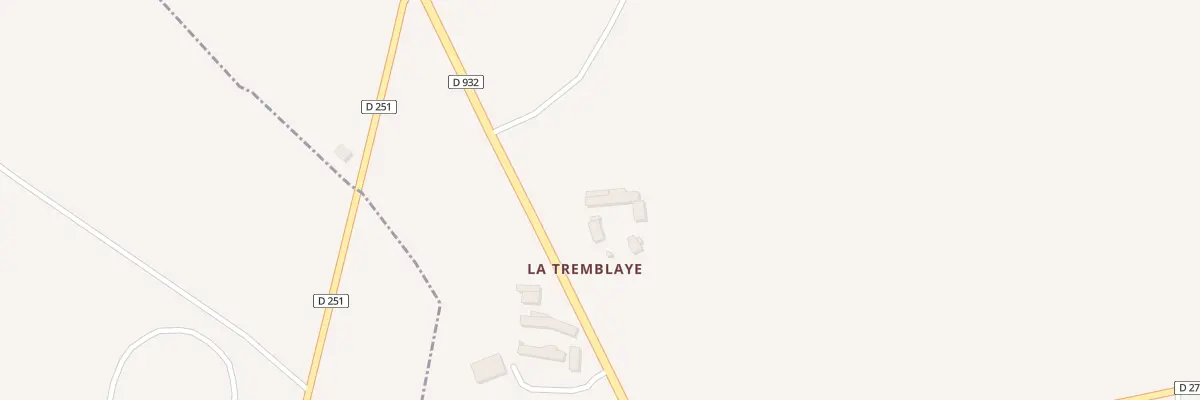 Plan du 2 La Tremblaie à Sainte-Céronne-lès-Mortagne