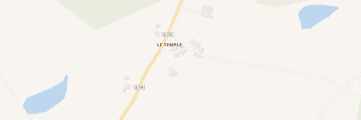 Plan du 2 Le Temple à Saint-Laurent-de-Céris