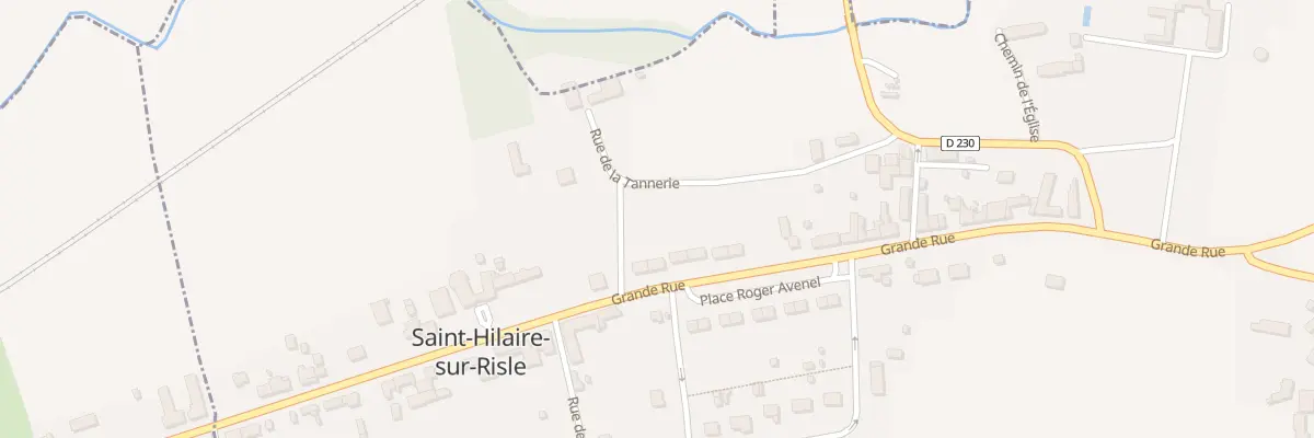 Plan du 23 Grande Rue à Saint-Hilaire-sur-Risle