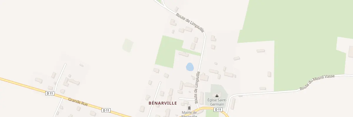 Plan du 71 Rte de Limpiville à Bénarville
