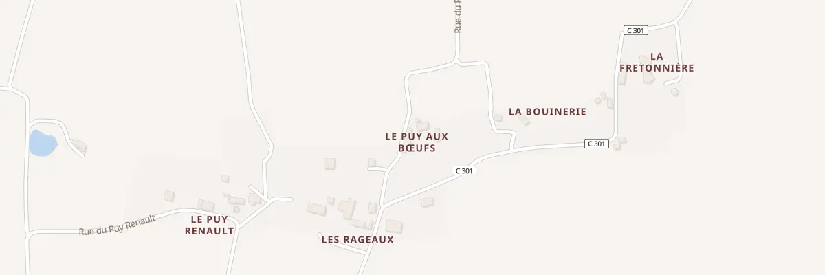 Plan du 2 Le Puy aux Boeufs à Crissay-sur-Manse