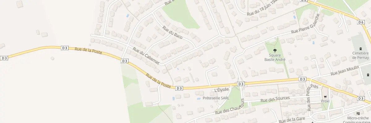 Plan du 29 Rue du Cabernet à Pernay