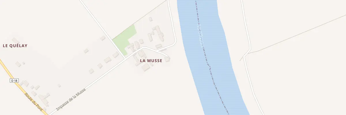 Plan du 287 La Musse à Parçay-sur-Vienne