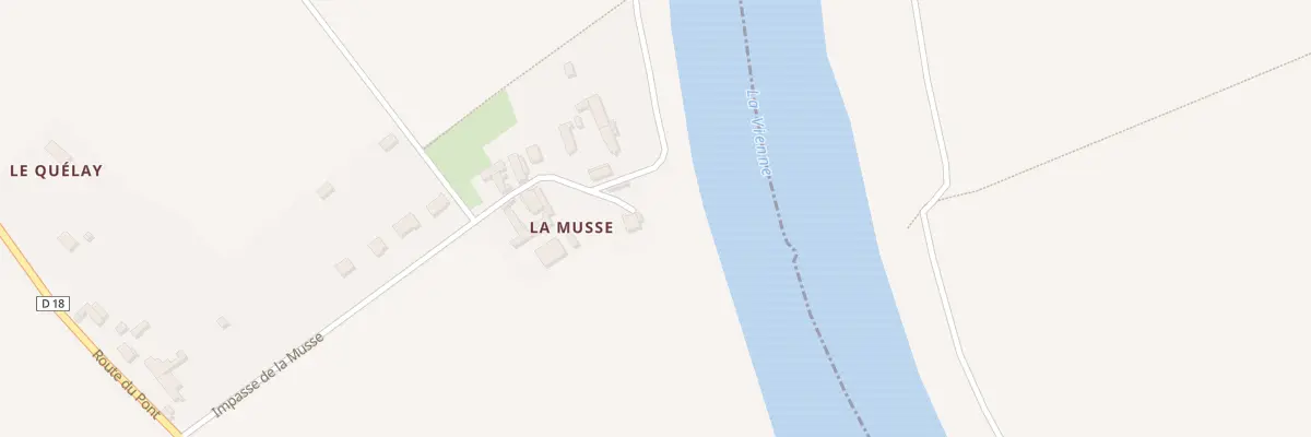 Plan du 287 La Musse à Parçay-sur-Vienne