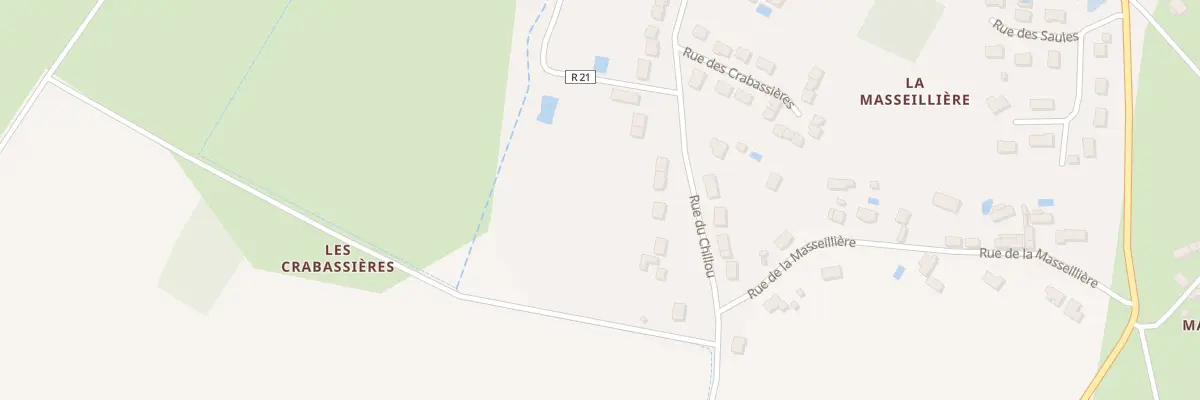 Plan du 39 Rue du Chillou à Villaines-les-Rochers
