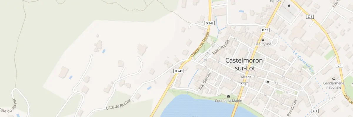 Plan du 32 Côte du Rocher à Castelmoron-sur-Lot