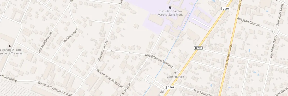 Plan du 40 Rue Alfred de Musset à Bergerac