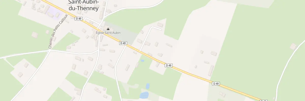 Plan du 183 Vc Grand Chemin Perre à Saint-Aubin-du-Thenney