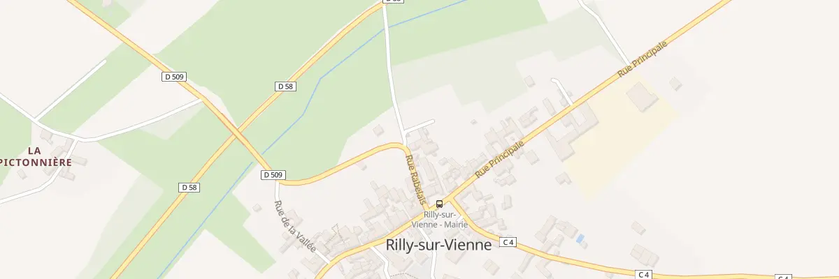 Plan du 6 Rue Rabelais à Rilly-sur-Vienne