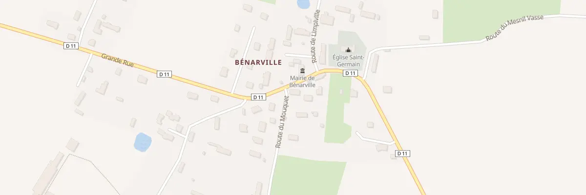 Plan du 307 Grande Rue à Bénarville