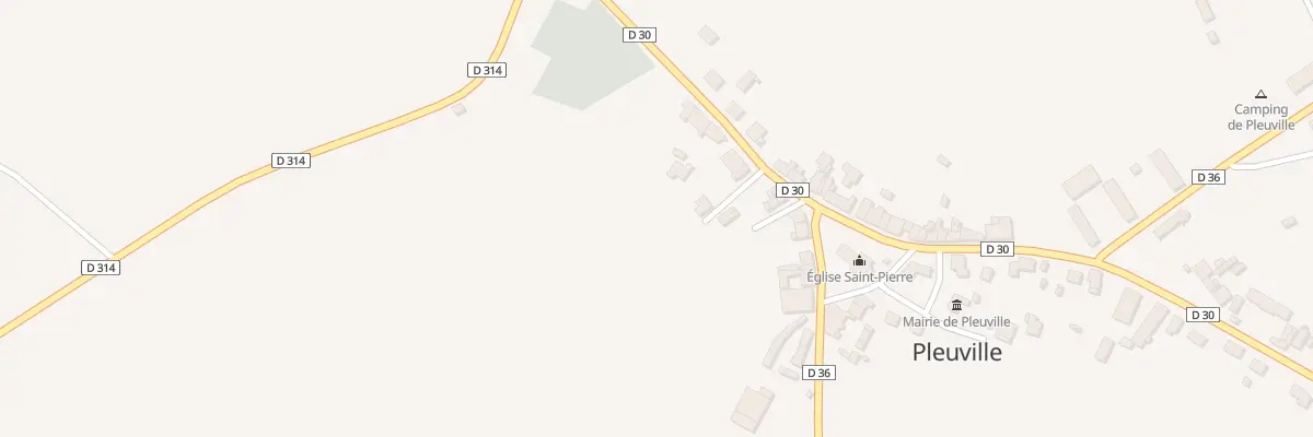 Plan du 2 Imp du Lavoir à Pleuville