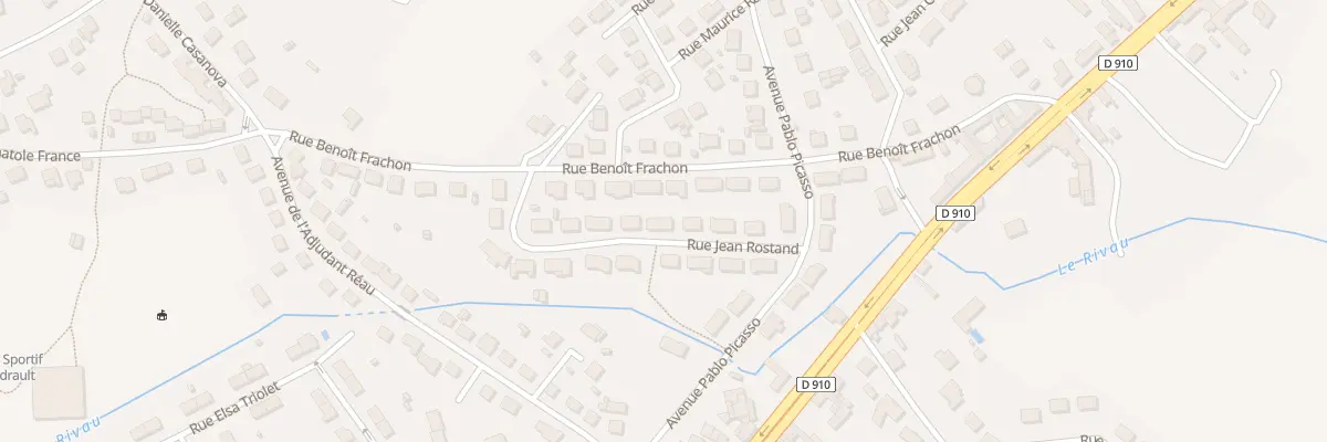 Plan du 9 Rue Jean Rostand à Naintré