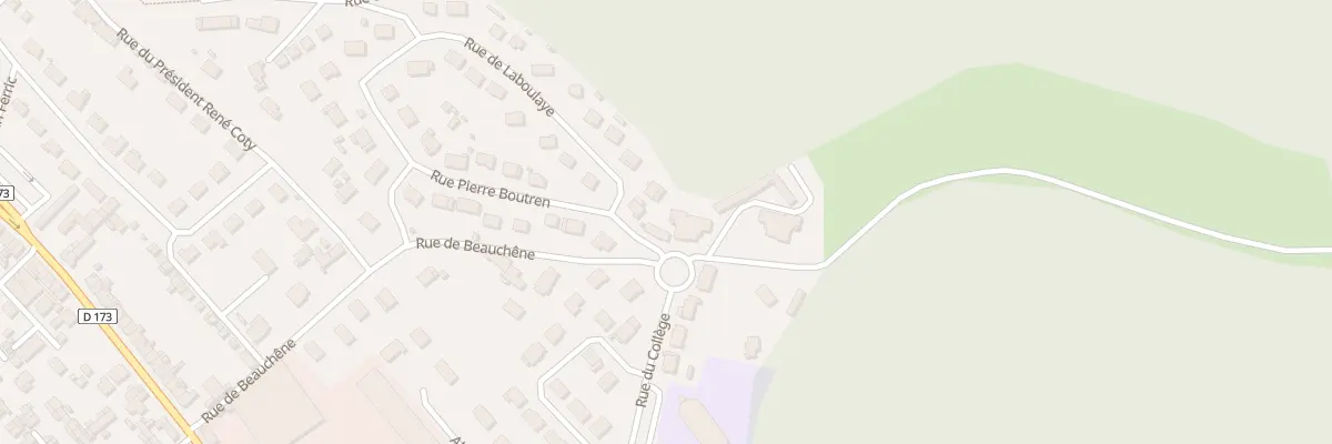 Plan du 7 Rue de Beauchêne à Gruchet-le-Valasse