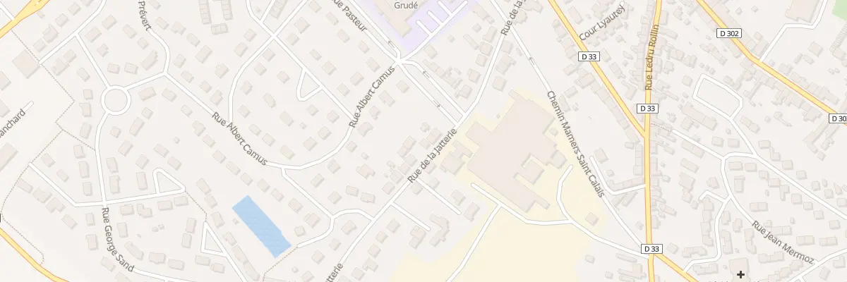 Plan du 30B Rue de la Jatterie à Connerré