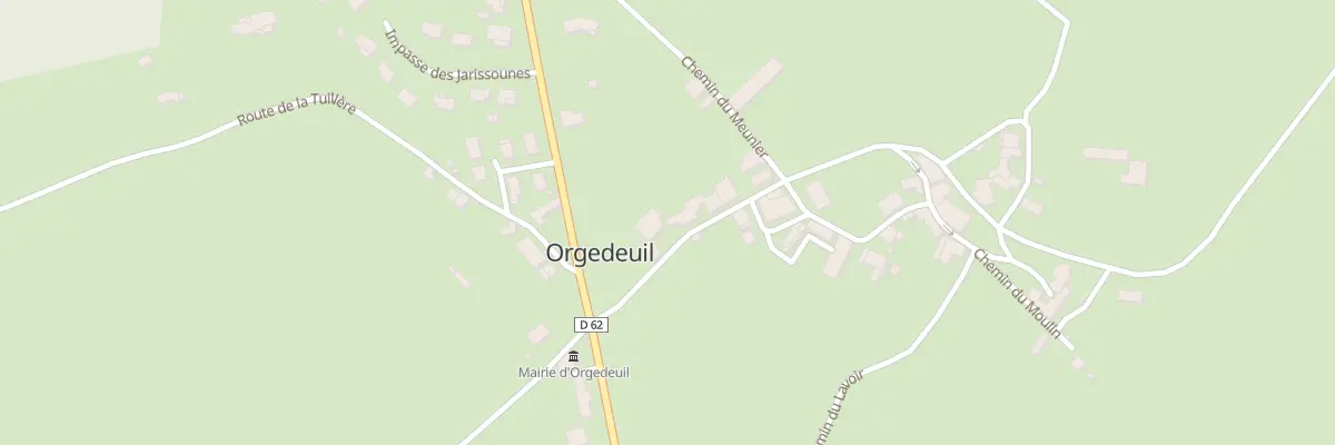 Plan du 1 Rue du Bourg à Orgedeuil