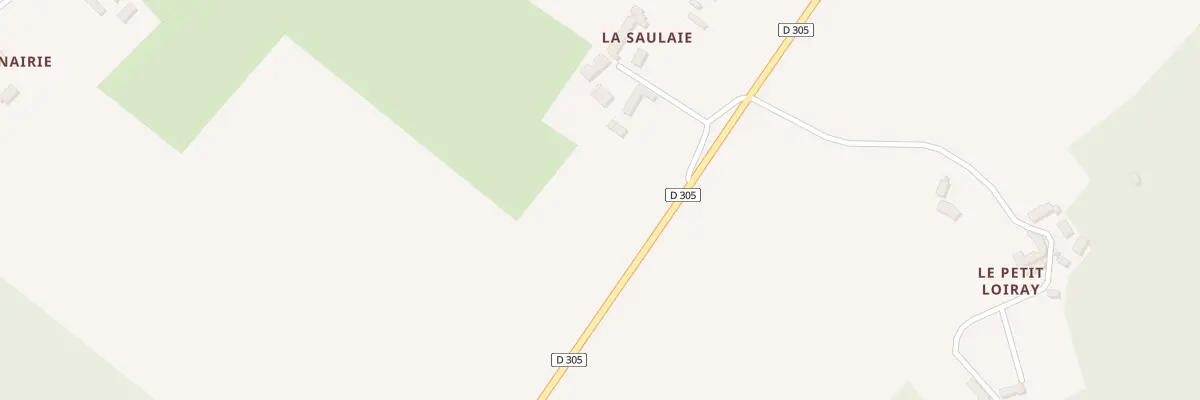 Plan du 95 La Saulaie à Marçon