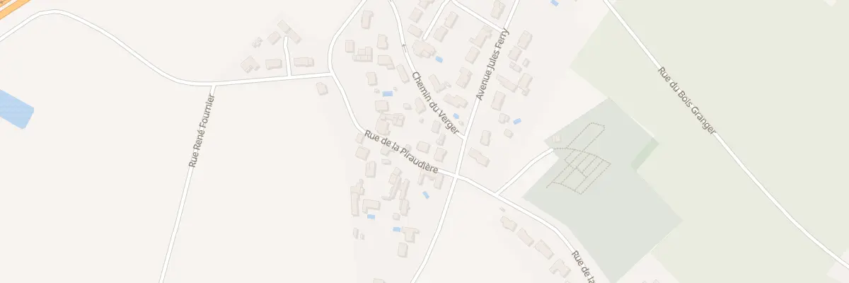 Plan du 52 Rue de la Piraudière à Naintré