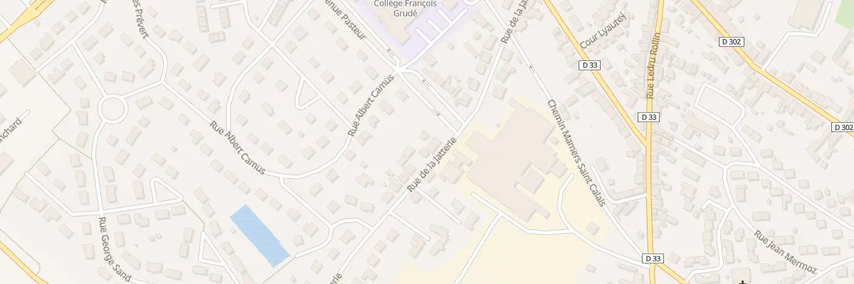 Plan du 30 Rue de la Jatterie à Connerré