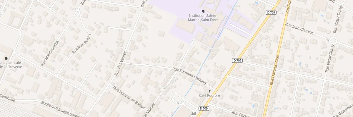 Plan du 42 Rue Alfred de Musset à Bergerac