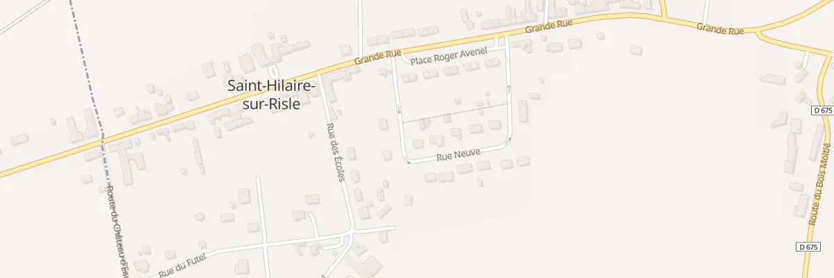 Plan du 1 Rue Neuve à Saint-Hilaire-sur-Risle