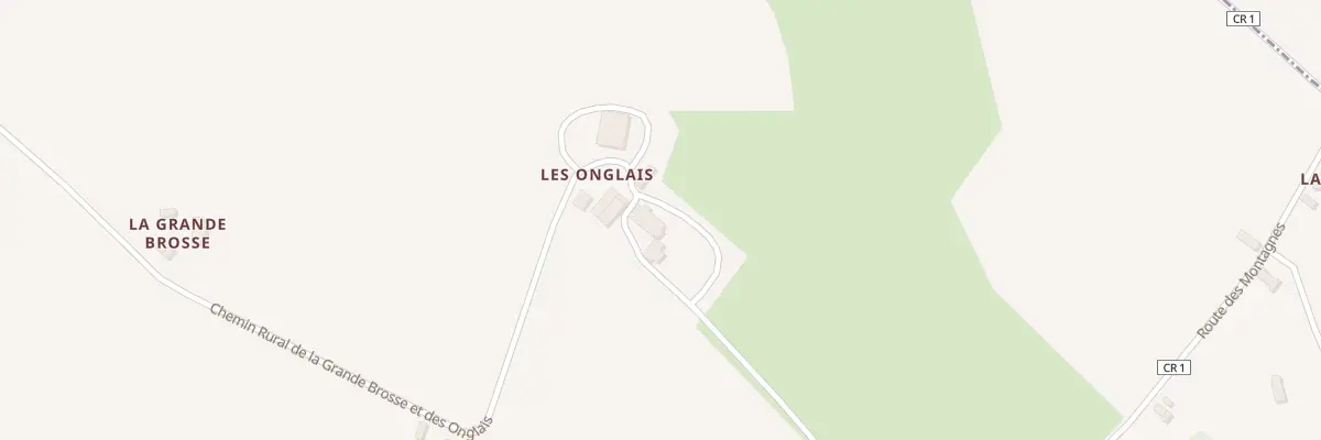 Plan du 1 Les Onglais à Saint-Cosme-en-Vairais
