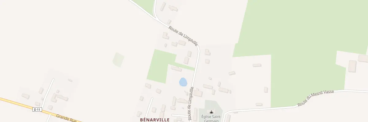 Plan du 113 Rte de Limpiville à Bénarville