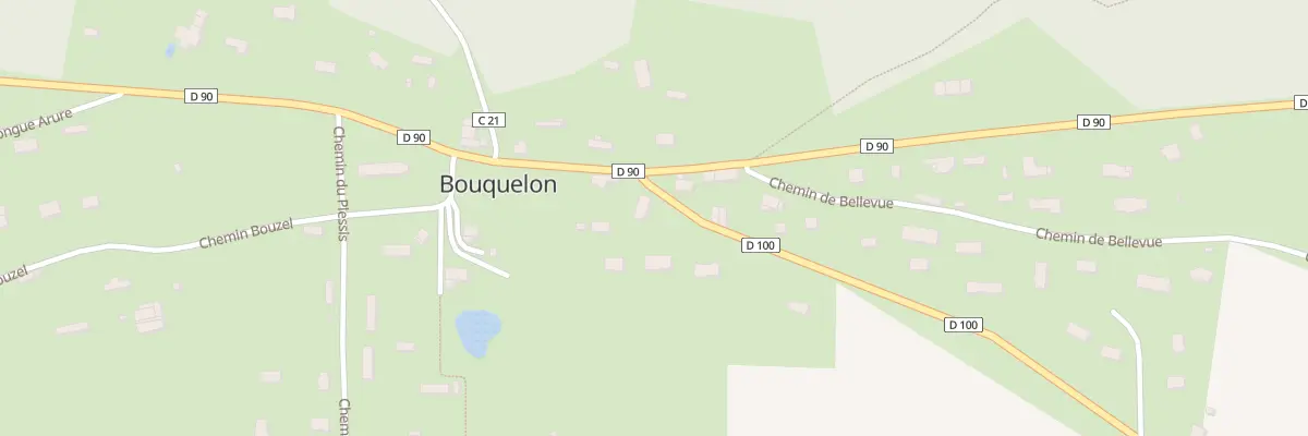 Plan du 50 Rte de Pont-Audemer à Bouquelon