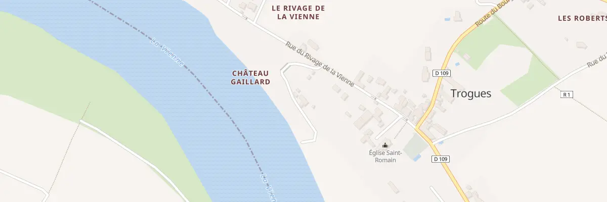 Plan du 47 Chateau Gaillard à Trogues