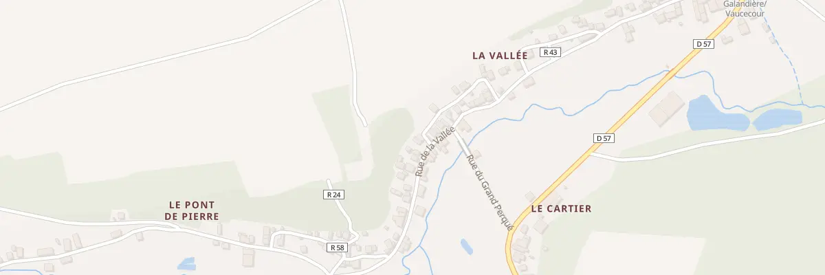 Plan du 65 Rue de la Vallée à Villaines-les-Rochers