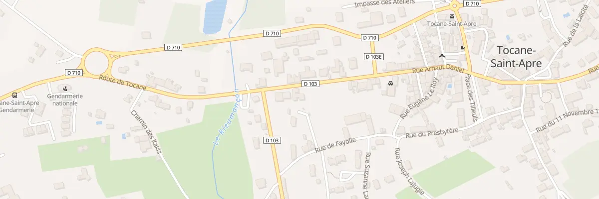 Plan du 31 Rue Arnaud Daniel à Tocane-Saint-Apre
