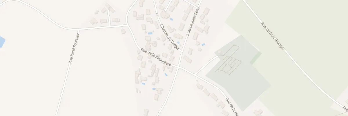 Plan du 50 Rue de la Piraudière à Naintré