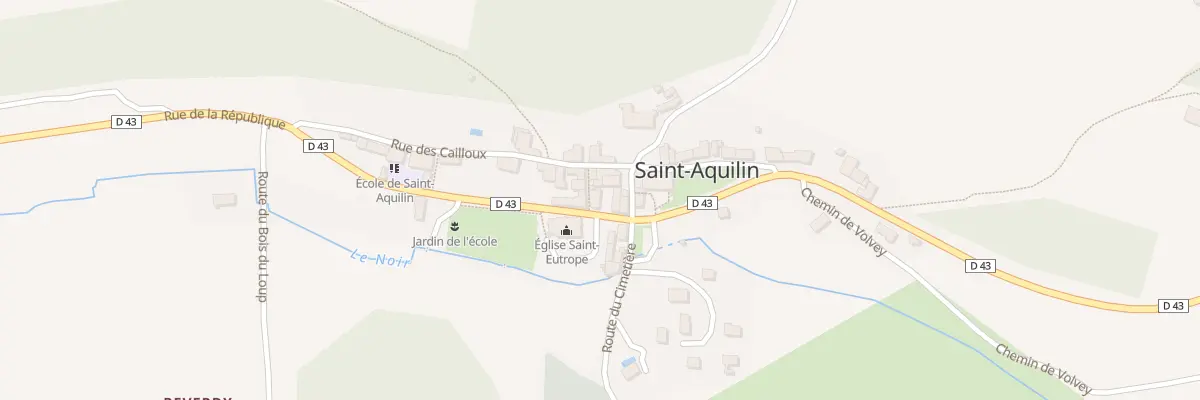 Plan du 897 Rue de la République à Saint-Aquilin