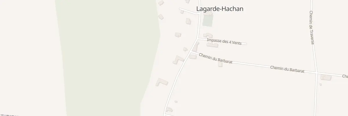 Plan du 2212 Rte des Pyrénées à Lagarde-Hachan