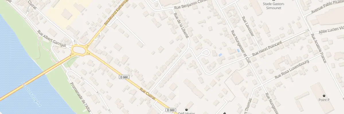 Plan du 16 Rue de la Liberté à Bergerac