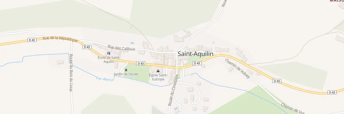 Plan du 102 Le Bourg à Saint-Aquilin