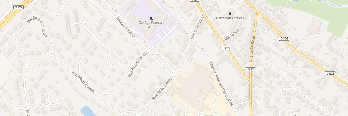 Plan du 24 Rue de la Jatterie à Connerré