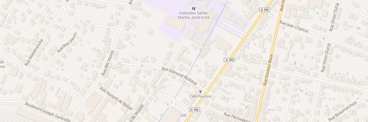 Plan du 41 Rue Alfred de Musset à Bergerac