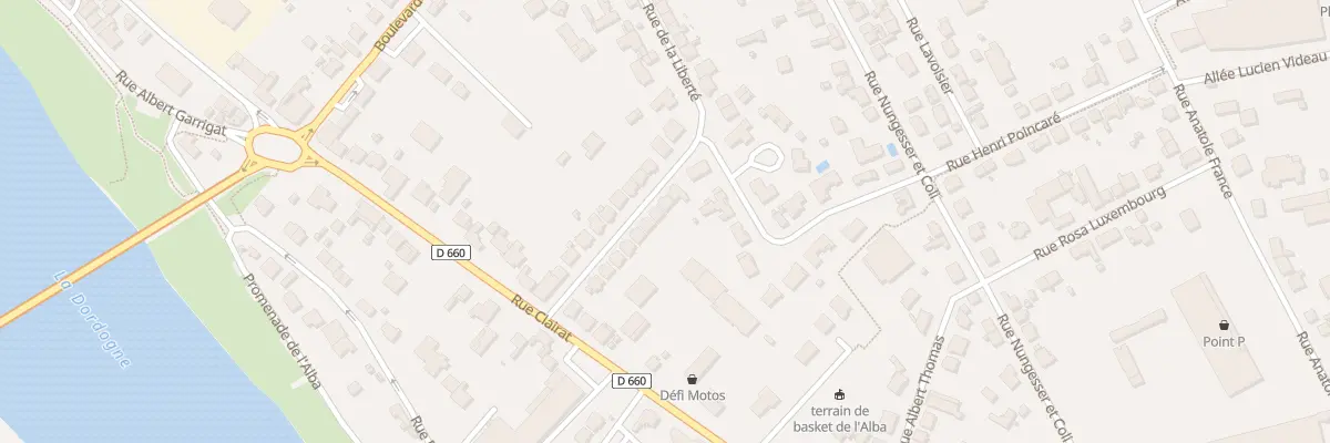 Plan du 13 Rue de la Liberté à Bergerac