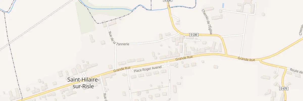 Plan du 33 Grande Rue à Saint-Hilaire-sur-Risle